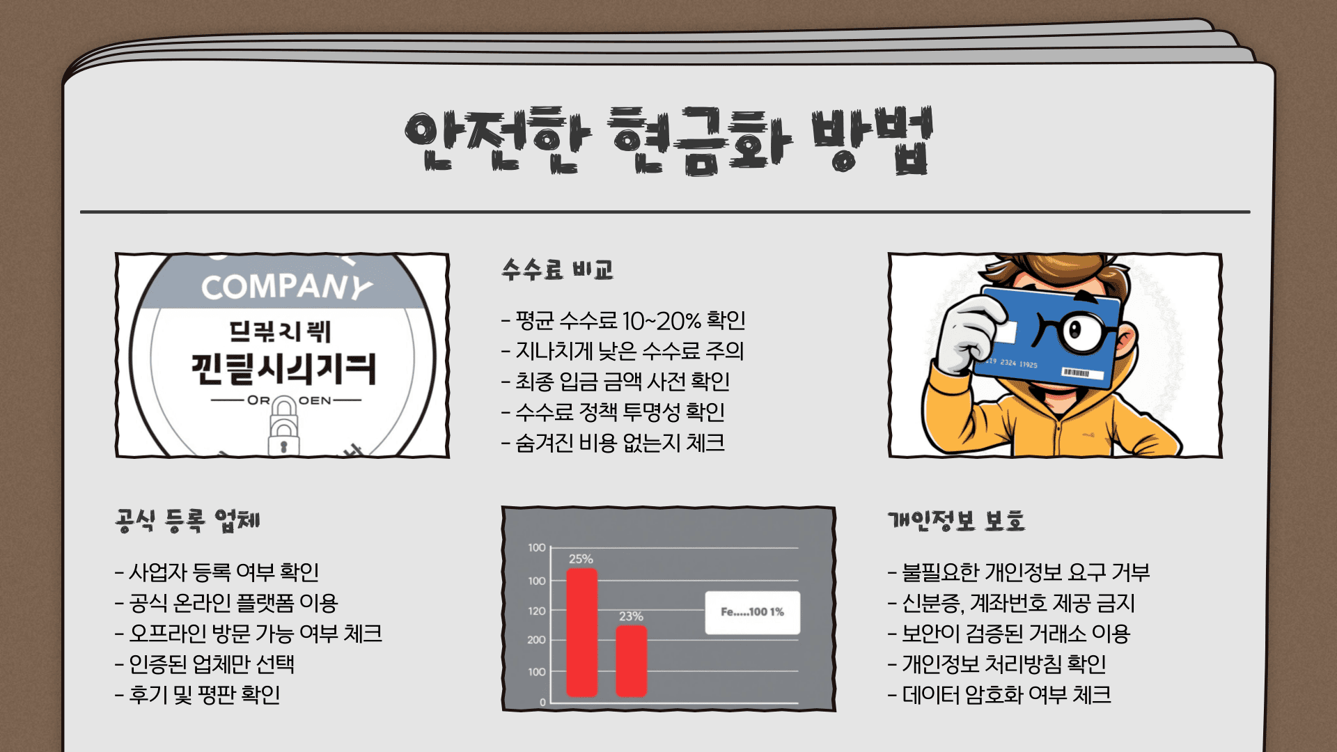 안전한 현금화 방법